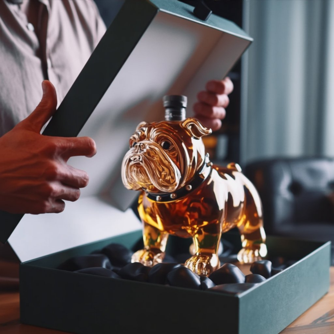 Botella de whisky - Edición Bulldog