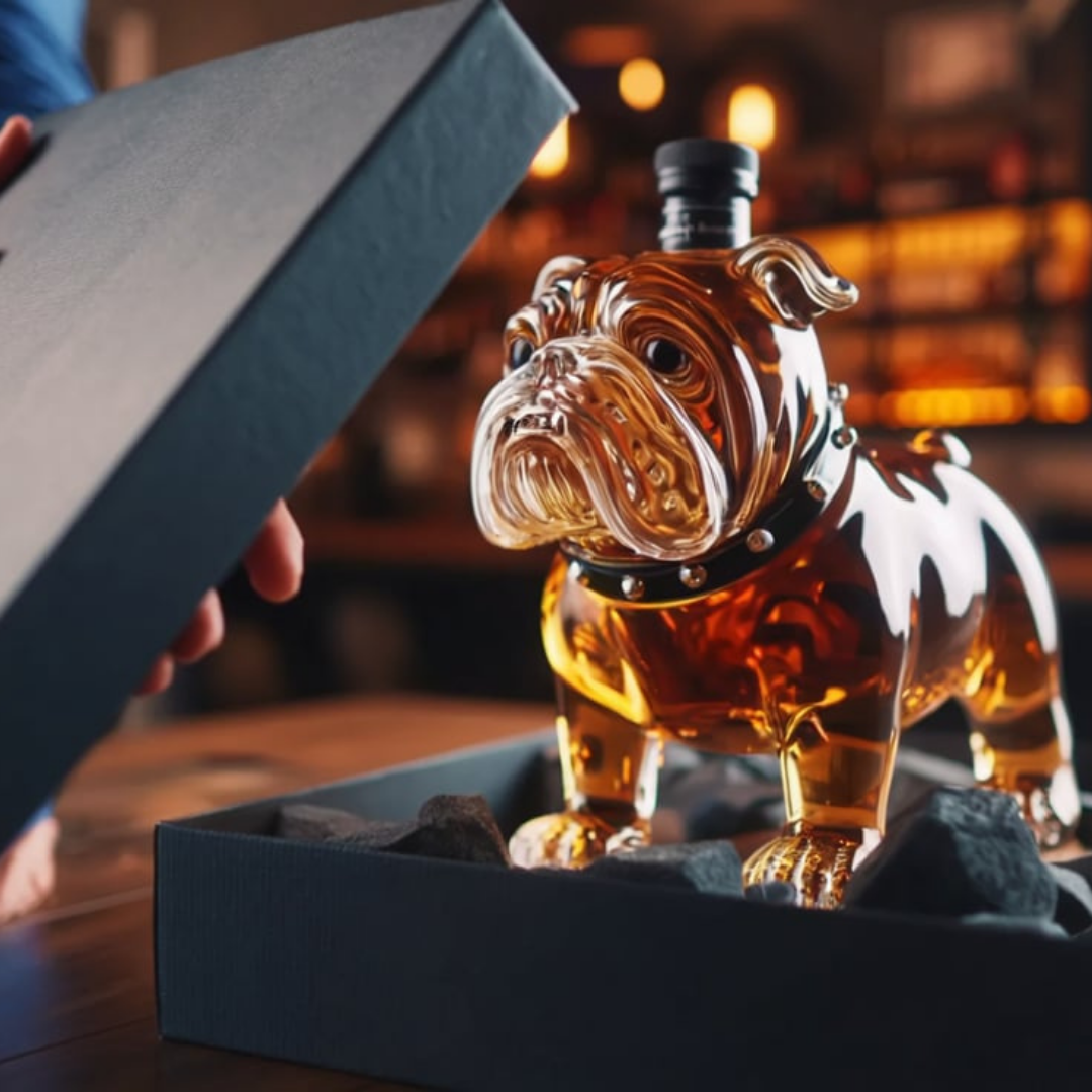 Botella de whisky - Edición Bulldog