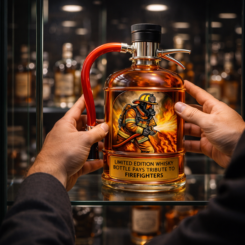 Botella de whisky - Edición de extintor