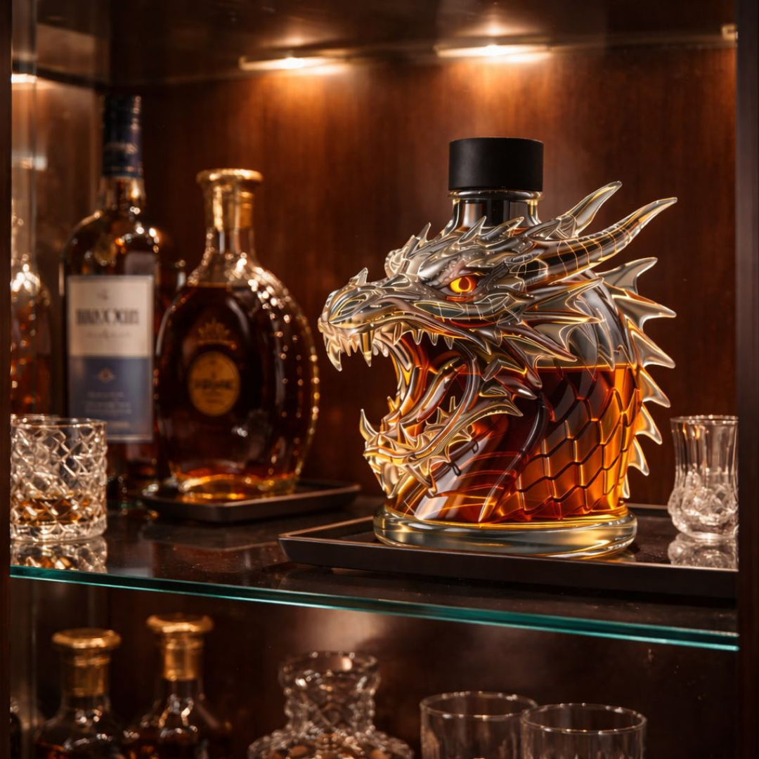 Botella de whisky - Edición Dragón
