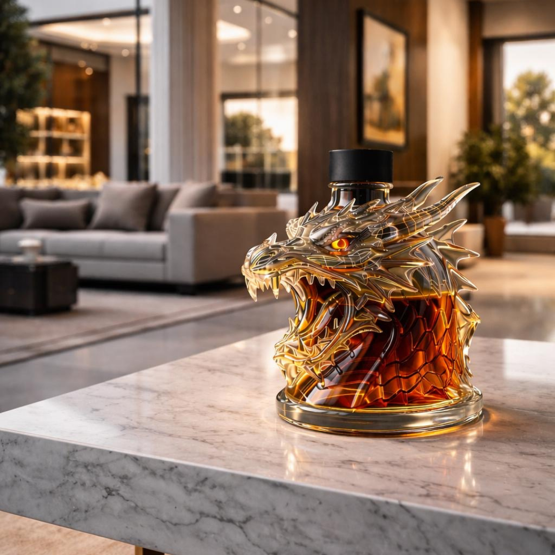 Botella de whisky - Edición Dragón