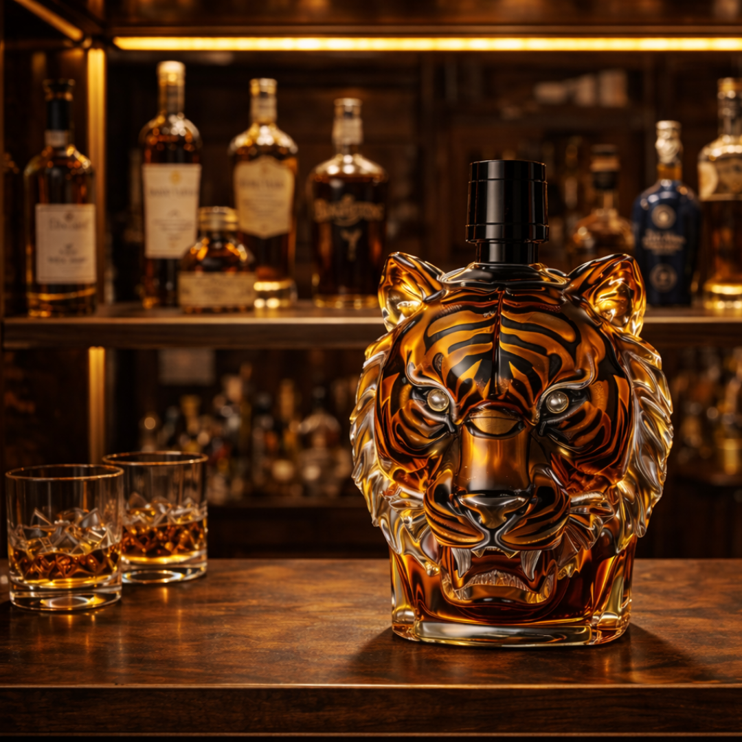 Botella de whisky - Edición Tigre