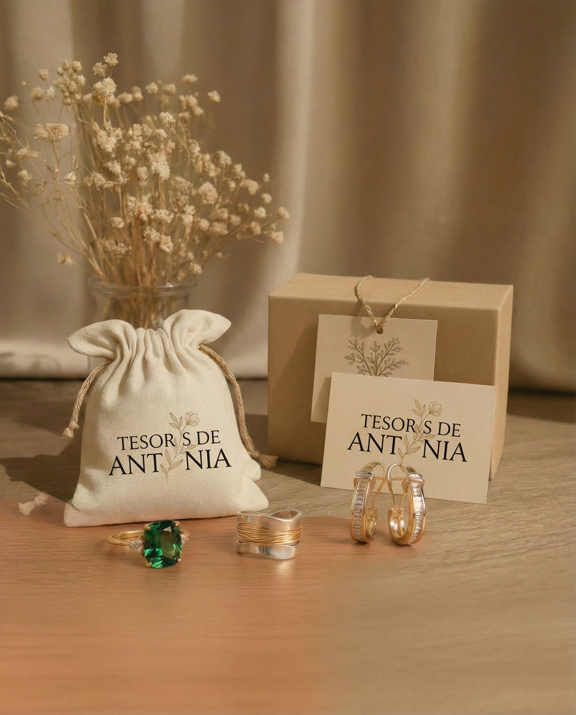 PENDIENTES DE PERLAS CON STRASS